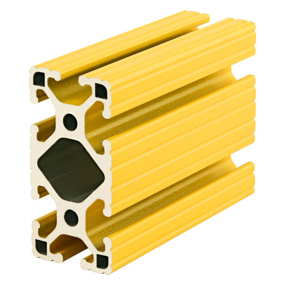 1530-LITE-YELLOW-120 -  1.5" X 3.0" LITE T-SLOTTED EXTYELLOW POWDER COAT