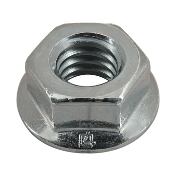 3759 -  5/16-18 Flanged Hex Head Nut with Thread Lock Patch