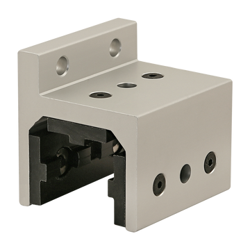 40-6530 -  40 Series 3 Slot Mount - Single Flange Short High-Cycle Linear Bearing with Brake Holes