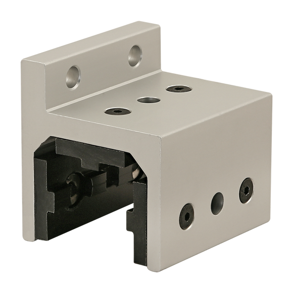 40-6530 -  40 Series 3 Slot Mount - Single Flange Short High-Cycle Linear Bearing with Brake Holes