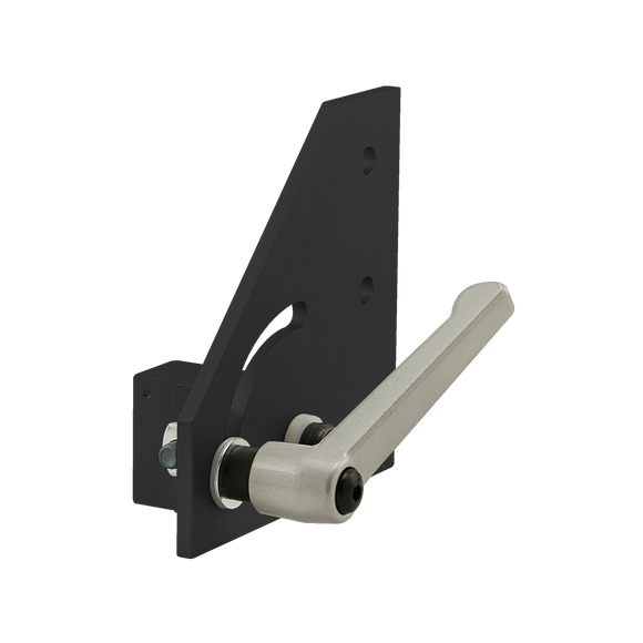 40-4339-BLACK -  40 Series 90 Degree Left Hand Pivot Bracket Assembly with "L" Handle