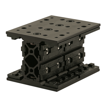 6737-BLACK -  10 Series Long - Double Mount Unibearing&trade; Assembly