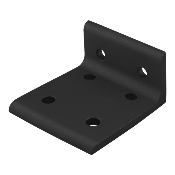 40-4375-BLACK -  40 Series 6 Hole - Wide 2x4 Inside Corner Bracket