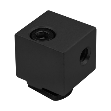 2910-BLACK -  10 Series Aluminum Panel Mount Block