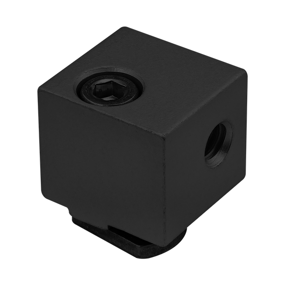 2910-BLACK -  10 Series Aluminum Panel Mount Block