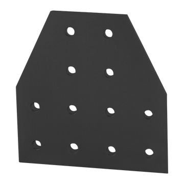 40-4325-BLACK -  40 Series 12 Hole - Tee Flat Plate