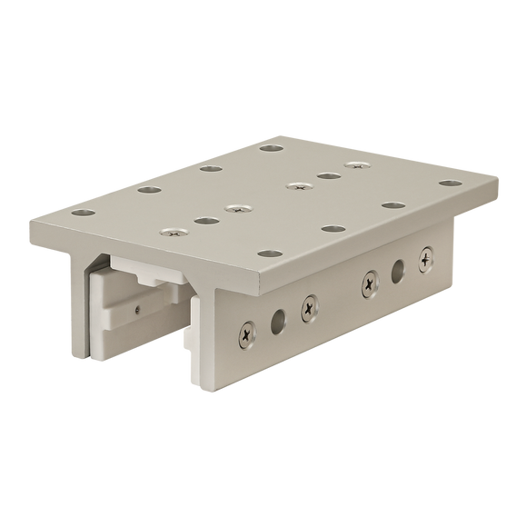 6526 -  15 Series 3 Slot Mount - Double Flange Long Standard Linear Bearing with Brake Holes