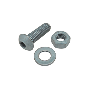 75-3473 -  Bolt Assembly: M8 x 25.00mm Blue BHSCS with Washer and Hex Nut - Blue Zinc