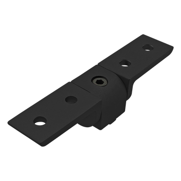 4007-BLACK -  10 Series 0 Degree&nbsp;Right Angle Structural Pivot Assembly&nbsp;with Dual "L" Arms