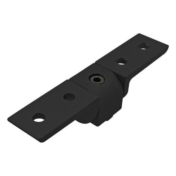 4007-BLACK -  10 Series 0 Degree&nbsp;Right Angle Structural Pivot Assembly&nbsp;with Dual "L" Arms
