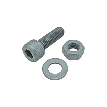 75-3476 -  Bolt Assembly: M8 x 25.00mm Blue SHCS with Washer and Hex Nut - Blue Zinc