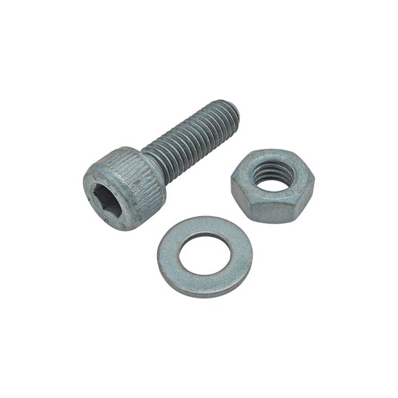 75-3476 -  Bolt Assembly: M8 x 25.00mm Blue SHCS with Washer and Hex Nut - Blue Zinc