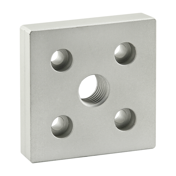 40-2366 -  40 Series 5 Hole - Center Tap Base Plate - 80mm x 80mm with M20 Tap