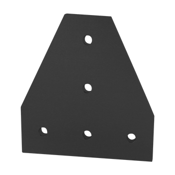 45-4340-BLACK -  45 Series 5 Hole - Tee Flat Plate