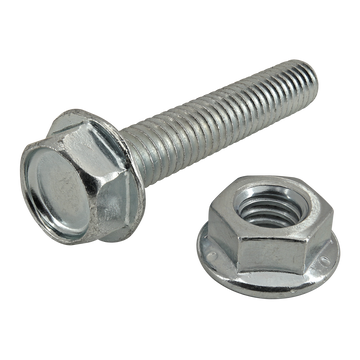 3970 -  Bolt Assembly: 5/16-18 x 1.750" Bright Flanged Hex Head Bolt and Flanged Hex Nut - Bright Zinc