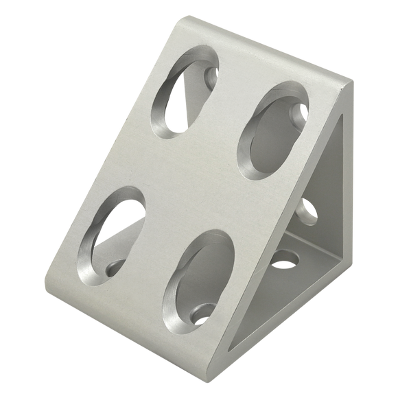 25-4138 -  25 Series 8 Hole - Gusseted Inside Corner Bracket