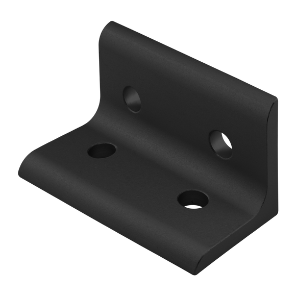 40-4303-BLACK -  40 Series 4 Hole - Wide Inside Corner Bracket