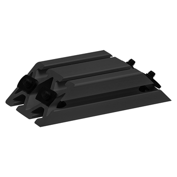 2569-BLACK -  1530-S-Black 45 Degree Support, 6" Long