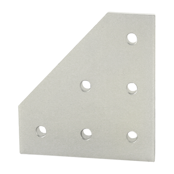 4461 -  15 Series 6 Hole - 90 Degree Angled Squared Flat Plate