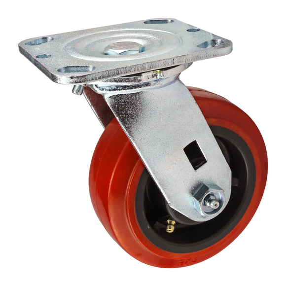 2708 -  Heavy-Duty Flange Mount Swivel Caster: 5.00"