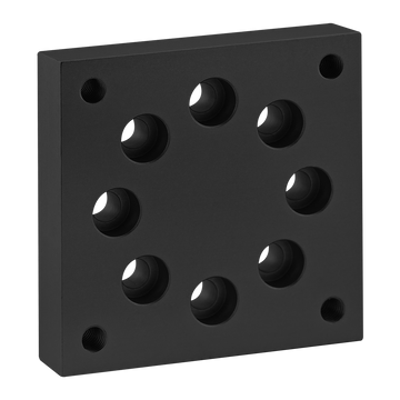40-2408-BLACK -  40 Series Leveling Caster Base Plate