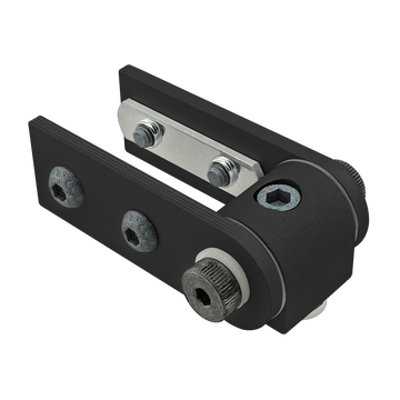 25-4183-BLACK -  25 Series Standard 90 Degree Dynamic Pivot Assembly with Dual Straight Arms