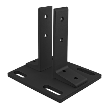 40-2390-BLACK -  40 Series Floor Mount Base Plate