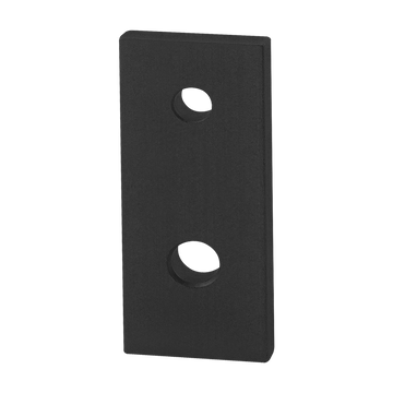 65-4510-BLACK -  25 to 40 Series 2 Hole - Straight Transition Flat Plate