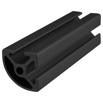25-2527-3M-BLACK-FB -  25mm X 27mm T-SLOT RADIUS EXT3M BARFULL BLACK ANODIZE