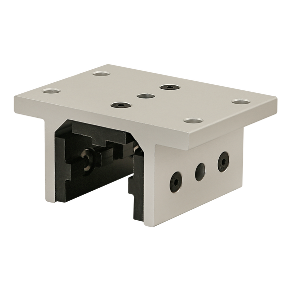 40-6535 -  40 Series 3 Slot Mount - Double Flange Short High-Cycle Linear Bearing with Brake Holes