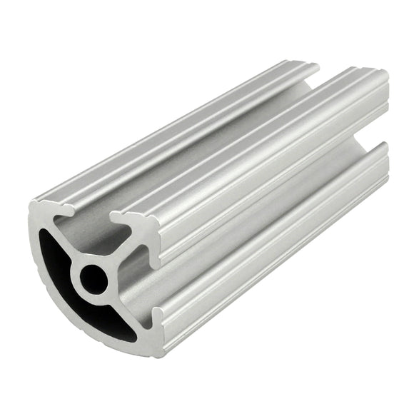 1012-242 -  1" X 1" T-SLOTTED QUARTER ROUND EXTRUSION 242" BAR