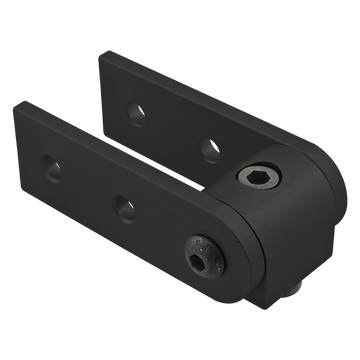 4198-BLACK -  10 Series 90 Degree&nbsp;Standard Structural Pivot Assembly with Dual Straight Arms
