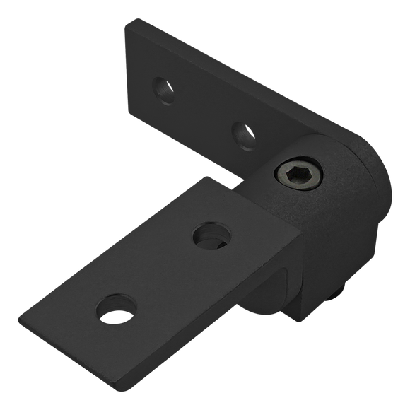 4158-BLACK -  10 Series 90 Degree&nbsp;Standard Structural Pivot Assembly with Straight and "L" Arm