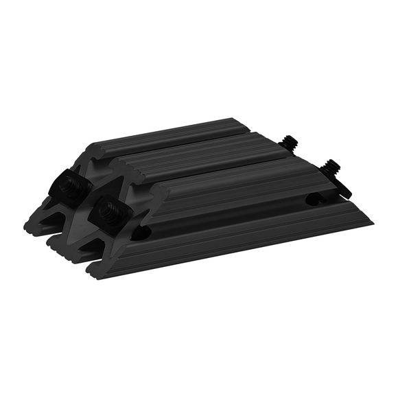 2530-BLACK -  1530-Black 45 Degree Support, 6" Long
