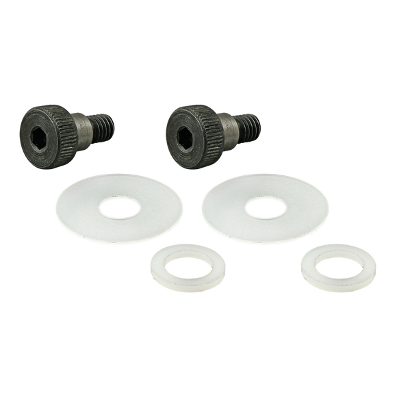 25-3501 -  Bolt Assembly: (2) M6 x 6mm Shoulder Bolt with (2) Small Thrust Washer and (2) Large Thrust Washer