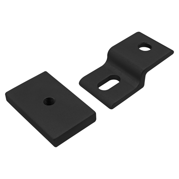 20-2491-BLACK -  20 Series Single Arm Narrow Mesh Retainer with Narrow Backing Plate