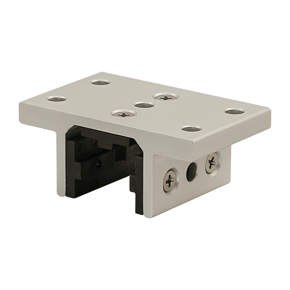 25-6425 -  25 Series 3 Slot Mount - Double Flange Short Standard Linear Bearing with Brake Holes