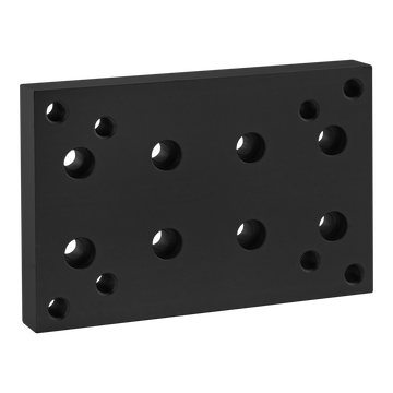 40-2148-BLACK -  40 Series Position Floor Lock Base Plate
