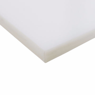 D-HDPEW-4812 -  1/2" White HDPE Sheet 48" x 96"