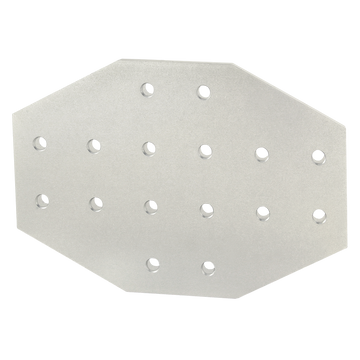 40-4370 -  40 Series 16 Hole - Cross Flat Plate
