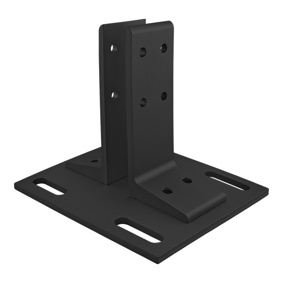 25-2385-BLACK -  25 Series Floor Mount Base Plate