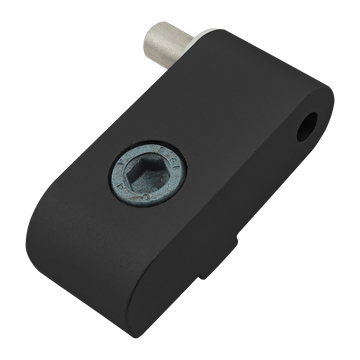 40-2096-BLACK -  40 Series Standard Lift-Off Hinge - Left Hand with Single Short Pin.