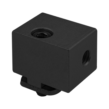 2900-BLACK -  15 Series Aluminum Panel Mount Block