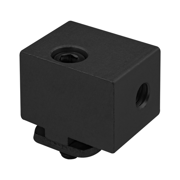 2900-BLACK -  15 Series Aluminum Panel Mount Block