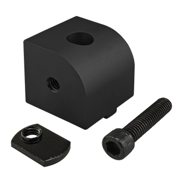 4401-BLACK -  15 Series 0 Degree Structural Right Angle Pivot Nub