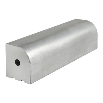 8446-145 -  10 S RIGHT ANGLE NUB PROFILE-MILL FINISH 145" BAR