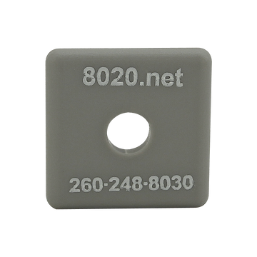 2030GRA -  15 Series End Cap with Push-In Fastener