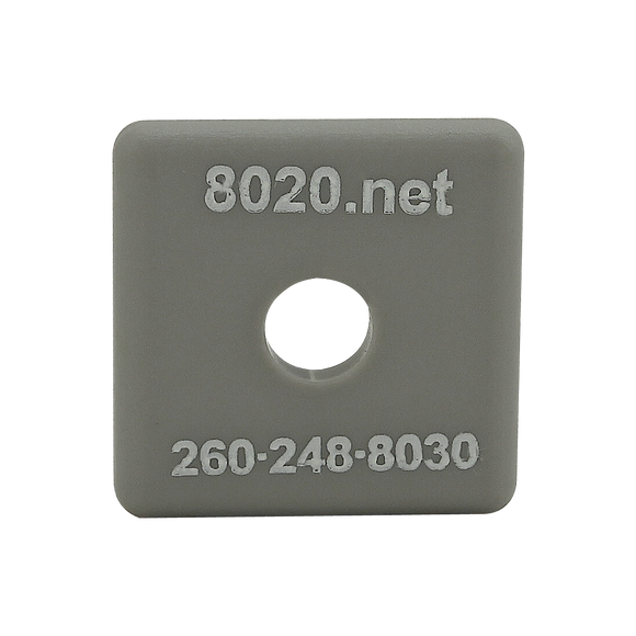 2030GRA -  15 Series End Cap with Push-In Fastener