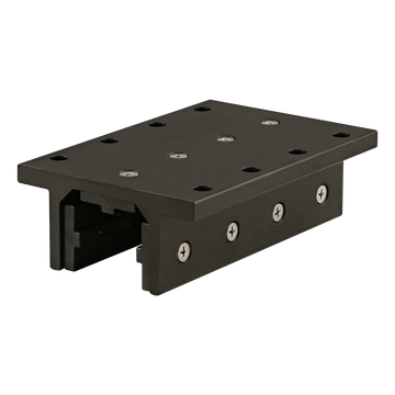 40-6826-BLACK -  40 Series 3 Slot Mount - Double Flange Long Standard Linear Bearing