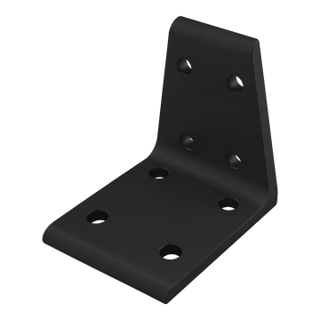 65-4513-BLACK -  25 to 40 Series 8 Hole - Center Transition Inside Corner Bracket